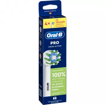 Oral-B Pro CrossAction náhradné hlavice kefky balenie 4 ks (015370)