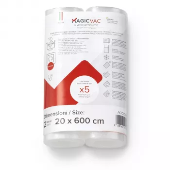 MagicVac 2 rolky vákuovacej fólie 20 cm x 6 m