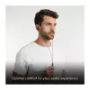 SBS TEINEARKL in-ear headset s mikrofónom - čierny - káblový - 1,2 m kábel - 3,5 mm jack - telefonovanie a hudba