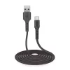 SBS TECABLETC3MTK kábel USB-A na USB-C 3m čierny