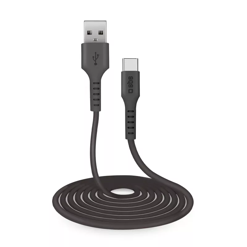 SBS TECABLETC3MTK kábel USB-A na USB-C 3m čierny