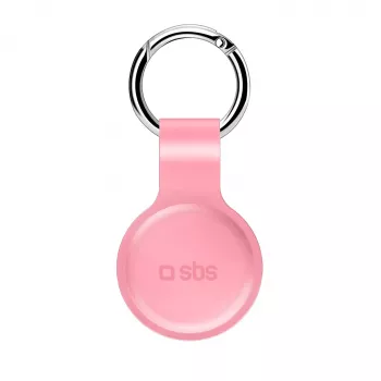 SBS silikónové puzdro pre Apple AirTag ružové