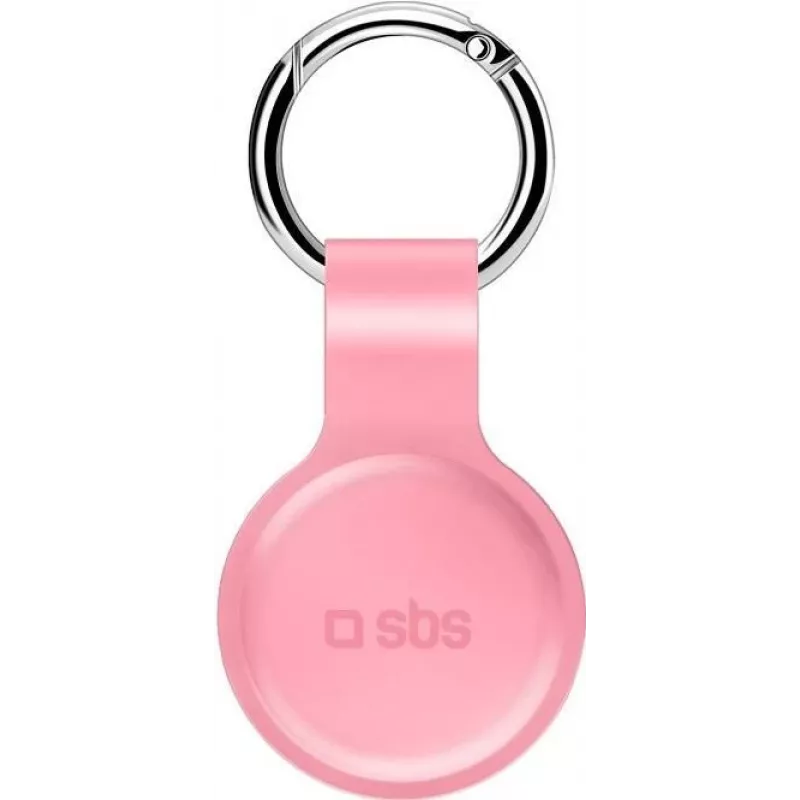 SBS silikónové puzdro pre Apple AirTag ružové
