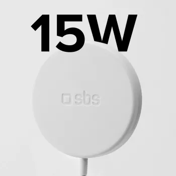 SBS Magnetic 15W bezdrôtová nabíjačka