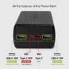 SBS power banka 30000 mAh Power Delivery 20W multi-port čierna