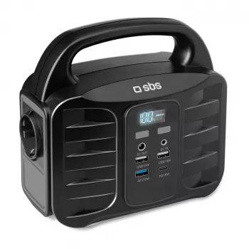 SBS prenosná nabíjacia stanica 150W Fast Charge čierna (TEPOWST150W)