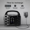 SBS prenosná nabíjacia stanica 150W Fast Charge čierna (TEPOWST150W)