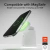SBS 2-in-1 bezdrôtová magnetická nabíjacia stanica - biela
