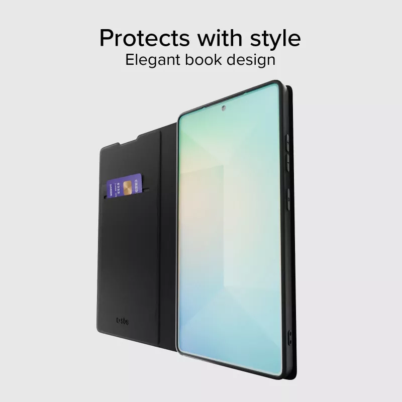 SBS Wallet Stand Galaxy S25 Ultra čierny (TEWALSAS25UK)