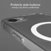 SBS Extreme Mag D3O MagSafe kryt pre iPhone 16e/17e - transparentný
