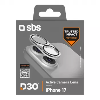 SBS sklenená ochrana objektívu fotoaparátu s D3O pre iPhone 17