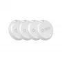 SBS Track My Circle tracker kompatibilný s Apple Find My - balenie 4 ks - biela
