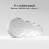 SBS Track My Circle tracker kompatibilný s Apple Find My - balenie 4 ks - biela