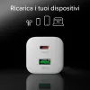 STEP BY STEP SBS 20W 1C + 1A biela USB-C nabíjačka s káblom USB-C na USB-C 1,5 m