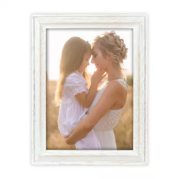 ZEP Rosel White 15x20 drevený portrétový fotorám AC268W