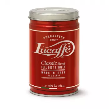 LUCAFFE' CLASSIC mletá káva 250g plechovka