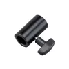 Manfrotto adaptér 5/8 palca samica na 25mm samec kolík - strieborný