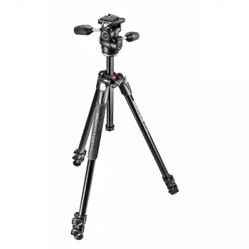 Manfrotto 290 séria MK290XTA3-3W statív s 3-smernou hlavou (čierna)