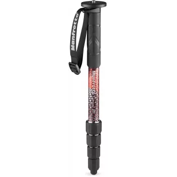 Manfrotto Element MII Hliníkový monopod, Červený (MMELMIIA5RD)