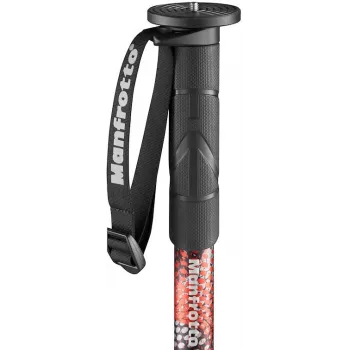 Manfrotto Element MII Hliníkový monopod, Červený (MMELMIIA5RD)