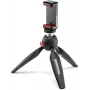 Manfrotto PIXI Smart mini statív s držiakom na smartfón – čierna