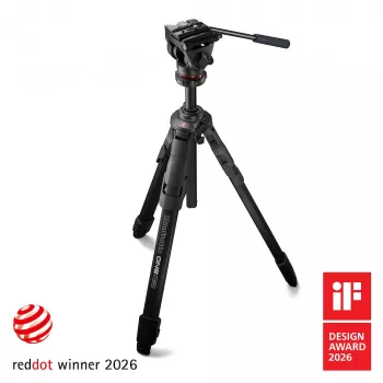 Manfrotto ONE hliníkový statív s 500X fluidovou hlavou