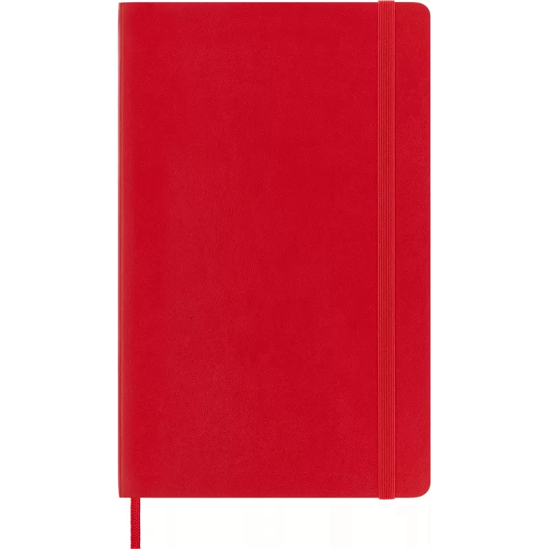 Moleskine Classic zápisník Large A5 štvorčekovaný šarlátový Soft Cover 192 strán