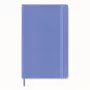Moleskine Classic zápisník Large A5 linajkovaný Hydrangea Blue s flexibilným obalom
