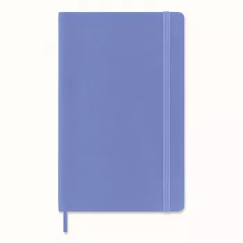 Moleskine Classic zápisník Large A5 linajkovaný Hydrangea Blue s flexibilným obalom