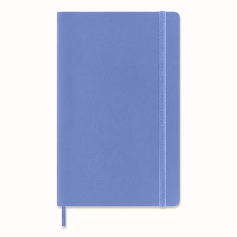 Moleskine Classic zápisník Large A5 linajkovaný Hydrangea Blue s flexibilným obalom