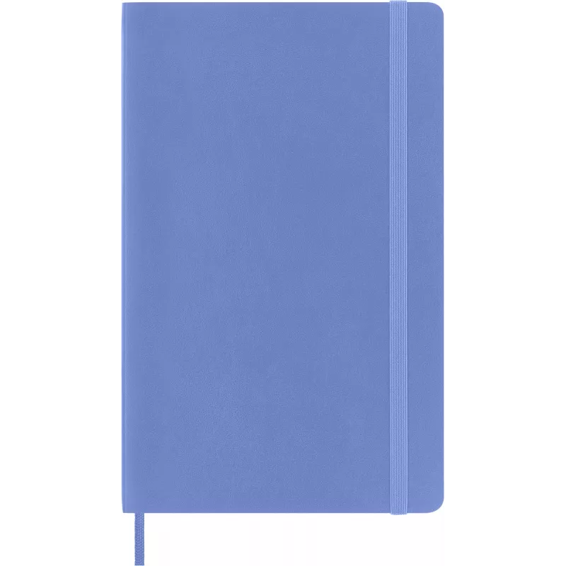 Moleskine Classic zápisník Large A5 linajkovaný Hydrangea Blue s flexibilným obalom