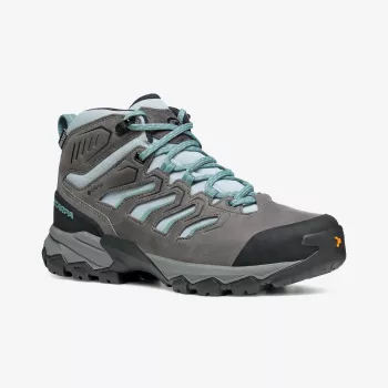Scarpa Moraine Mid GTX dámske turistické topánky, GORE-TEX, vrchný materiál nubuk a mesh, podošva PRESA HIK-04, Arctic, EU 37