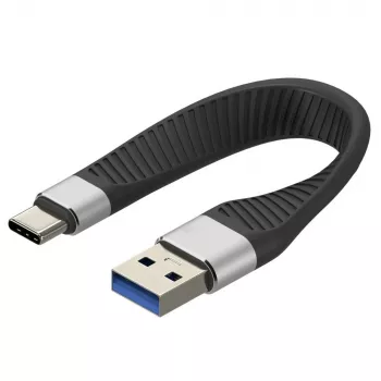 TECHLY USB 3.0 USB-A na USB-C 3.2 Gen2 15W M/M 12 cm FPC kábel