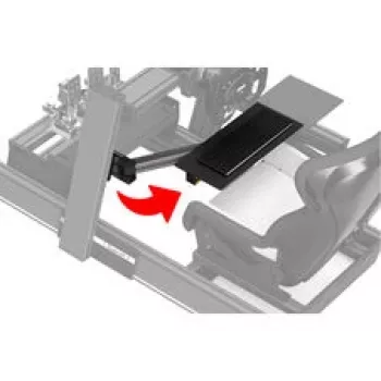 SABELT SIM RACING Keyboard Tray, nastaviteľný držiak klávesnice - čierny
