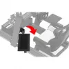 SABELT SIM RACING Keyboard Tray, nastaviteľný držiak klávesnice - čierny