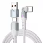 STATIK PowerPivot Pro Rotating 2-in-1 USB-C kábel biela 2m
