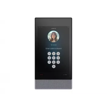 Verkada BC82 alarmová kontrola s kamerou - káblová/bezdrôtová - Bluetooth 5.0 - 863-928 MHz - RS-485/10/100 Ethernet - sivá