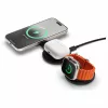 Satechi OntheGo 3-in-1 bezdrôtová nabíjačka s Qi2, čierna, 15W, ST-QTG31K