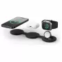 Satechi OntheGo 3-in-1 bezdrôtová nabíjačka s Qi2, čierna, 15W, ST-QTG31K