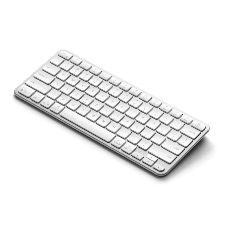 Satechi Slim EX1 Bluetooth klávesnica pre tri zariadenia s prepínačom režimu Mac/Windows (silver)