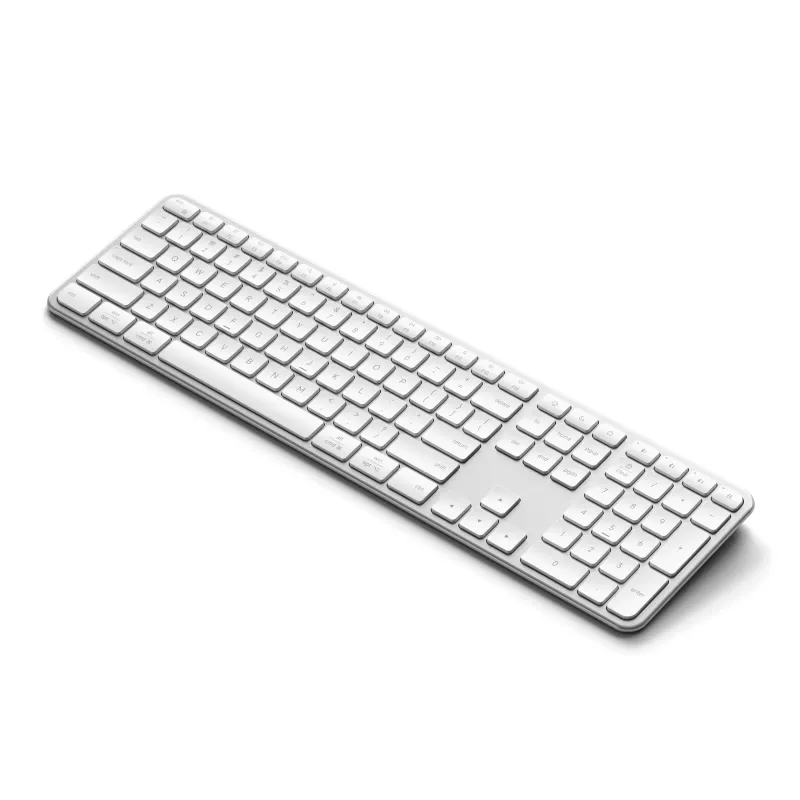 Satechi Slim EX3 Wireless Bluetooth klávesnica pre tri zariadenia s prepínačom režimu Mac/Windows (Space Gray)