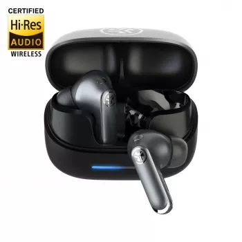 JLab Epic Pods ANC True Wireless slúchadlá s hybridným aktívnym potlačením hluku, Bluetooth 5.3, IP55, 50h výdrž batérie, čierna