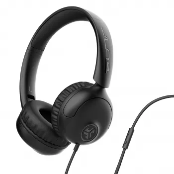 JLab Studio 2 káblové on-ear slúchadlá s mikrofónom čierna