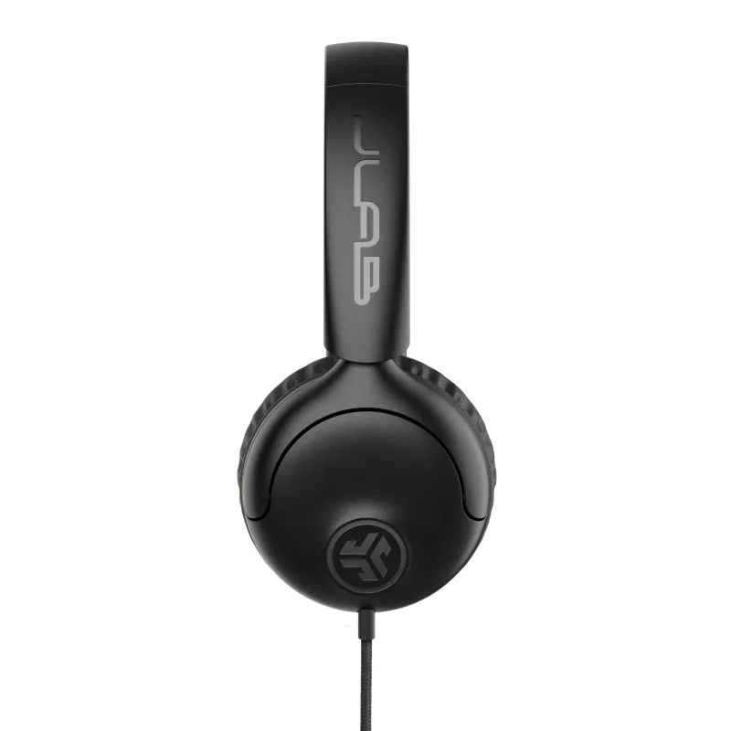 JLab Studio 2 káblové on-ear slúchadlá s mikrofónom čierna