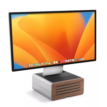 Twelve South HiRise Pro stojan na monitor s úložným priestorom pre iMac / Studio Display, strieborný
