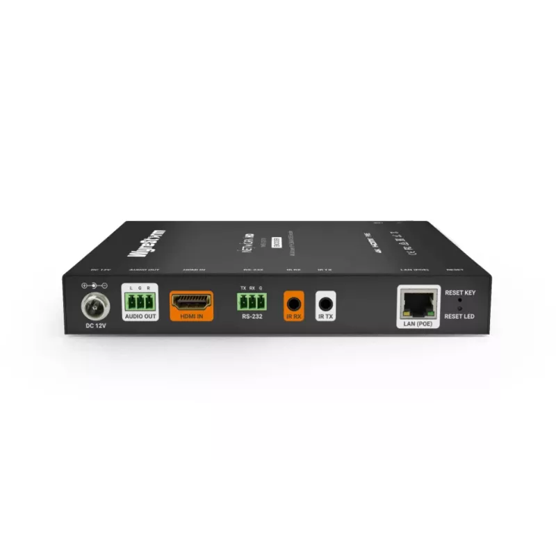 Wyrestorm NHD-120-TX AV over IP Encoder / Transmitter, 1 kanál, 4K UHD, H.264, H.265, AAC, LPCM, PoE