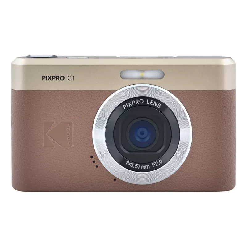 Kodak PixPro C1 digitálny fotoaparát hnedý + 16GB pamäťová karta