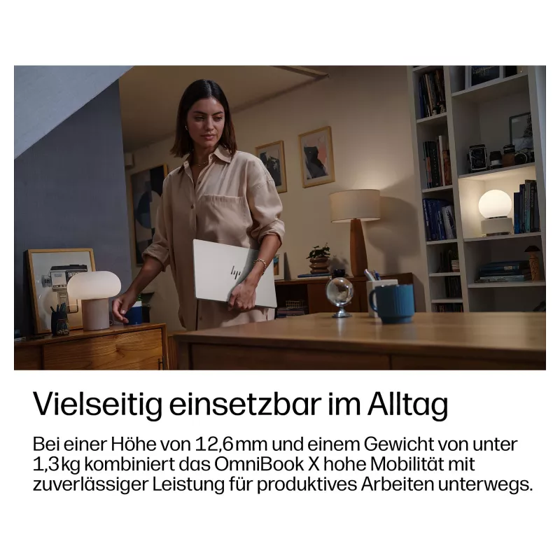 HP OmniBook X 14-ka0176ng 14,0-palcový WUXGA OLED, Intel Core Ultra 7 356H, 24GB RAM, 1TB SSD, Windows 11 Pro