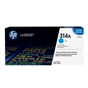 HP 314A originálna tonerová kazeta azúrová Q7561A pre Color LaserJet 2700, 3000 série