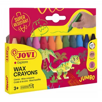 Jovi voskovky Jumbo Assorted balenie 12 ks